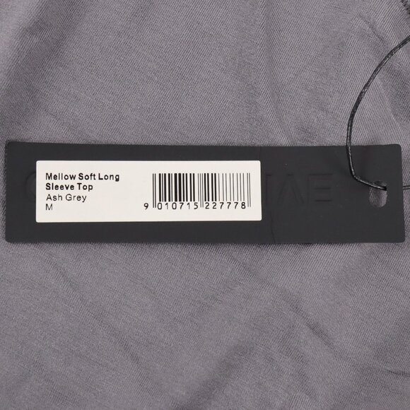 NWT Oner Active Mellow Soft Long Sleeve Top in Ash Grey Size Medium - Picture 3 of 5